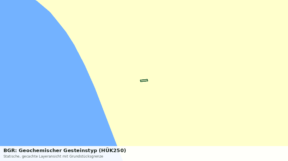 Statische Kartenansicht: BGR: Geochemischer Gesteinstyp (HÜK250)