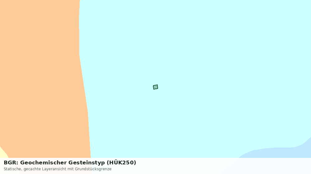 Statische Kartenansicht: BGR: Geochemischer Gesteinstyp (HÜK250)