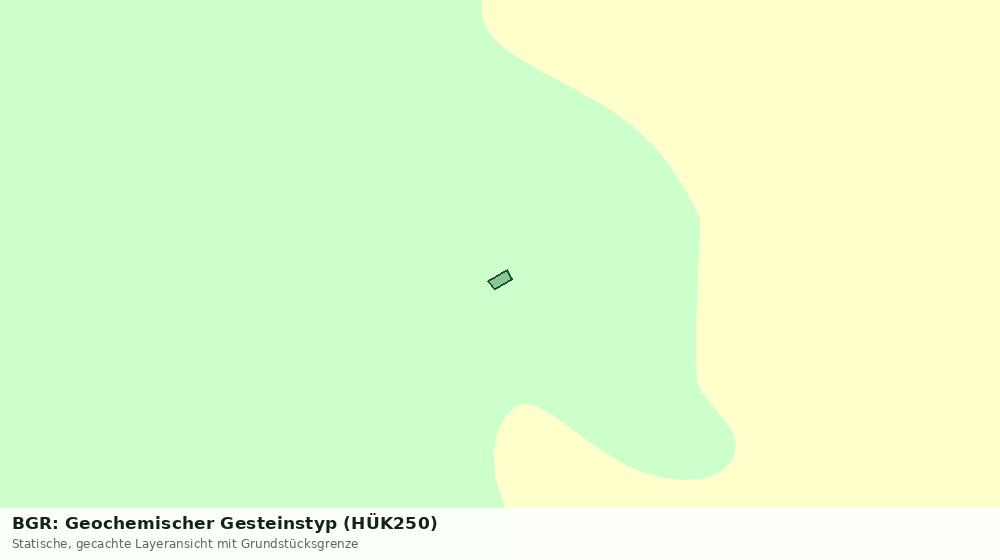 Statische Kartenansicht: BGR: Geochemischer Gesteinstyp (HÜK250)