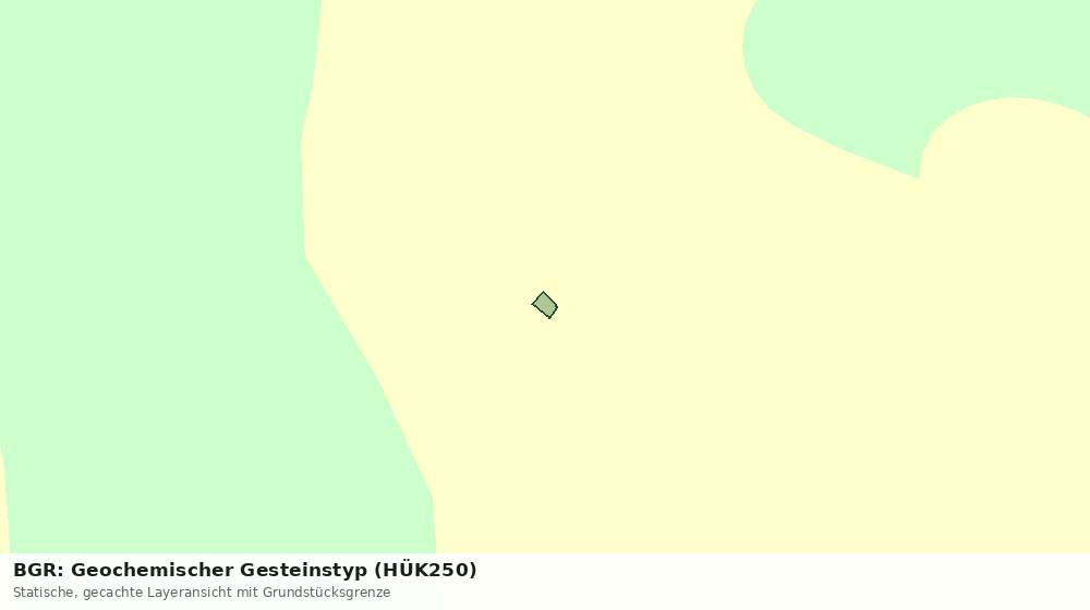 Statische Kartenansicht: BGR: Geochemischer Gesteinstyp (HÜK250)