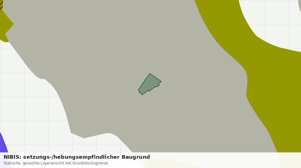 Statische Kartenansicht: NIBIS: setzungs-/hebungsempfindlicher Baugrund