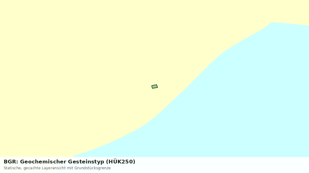 Statische Kartenansicht: BGR: Geochemischer Gesteinstyp (HÜK250)