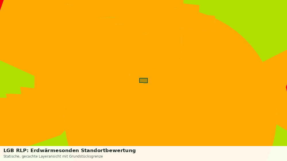 Statische Kartenansicht: LGB RLP: Erdwärmesonden Standortbewertung