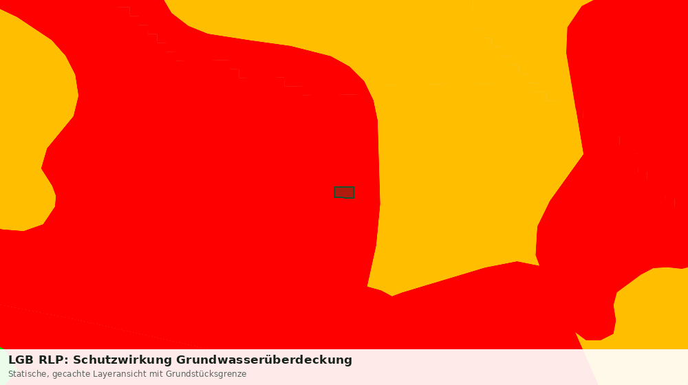 Statische Kartenansicht: LGB RLP: Schutzwirkung Grundwasserüberdeckung