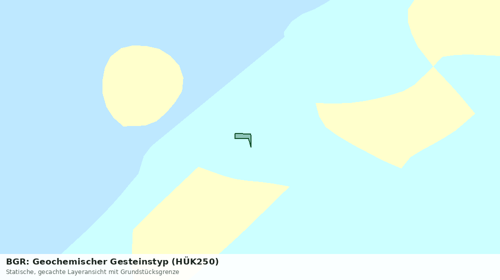Statische Kartenansicht: BGR: Geochemischer Gesteinstyp (HÜK250)