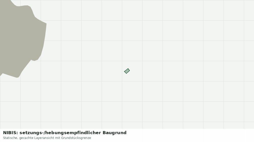 Statische Kartenansicht: NIBIS: setzungs-/hebungsempfindlicher Baugrund