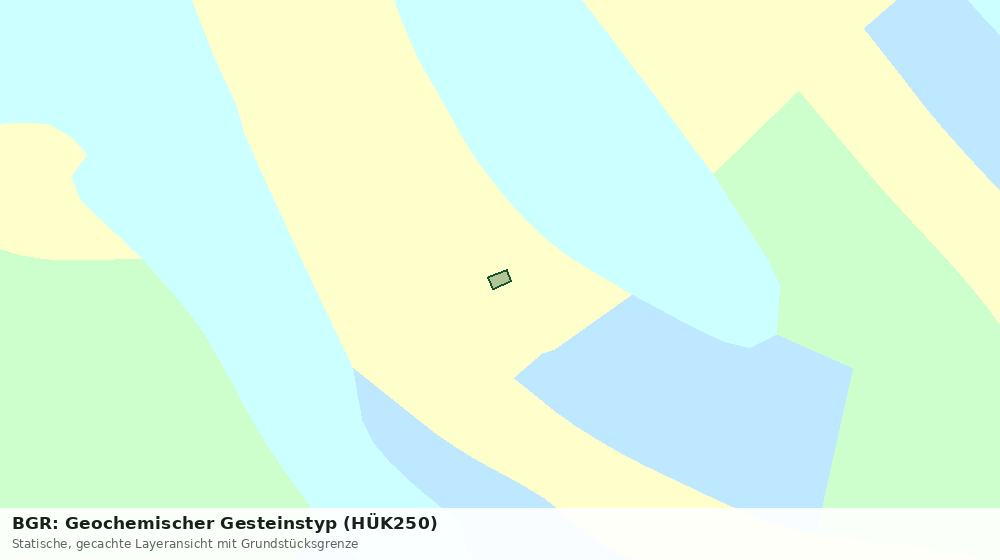 Statische Kartenansicht: BGR: Geochemischer Gesteinstyp (HÜK250)