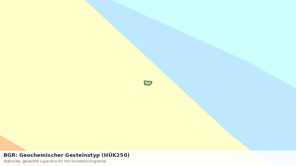 Statische Kartenansicht: BGR: Geochemischer Gesteinstyp (HÜK250)