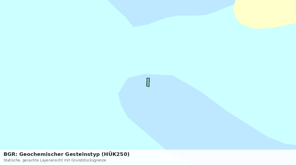 Statische Kartenansicht: BGR: Geochemischer Gesteinstyp (HÜK250)