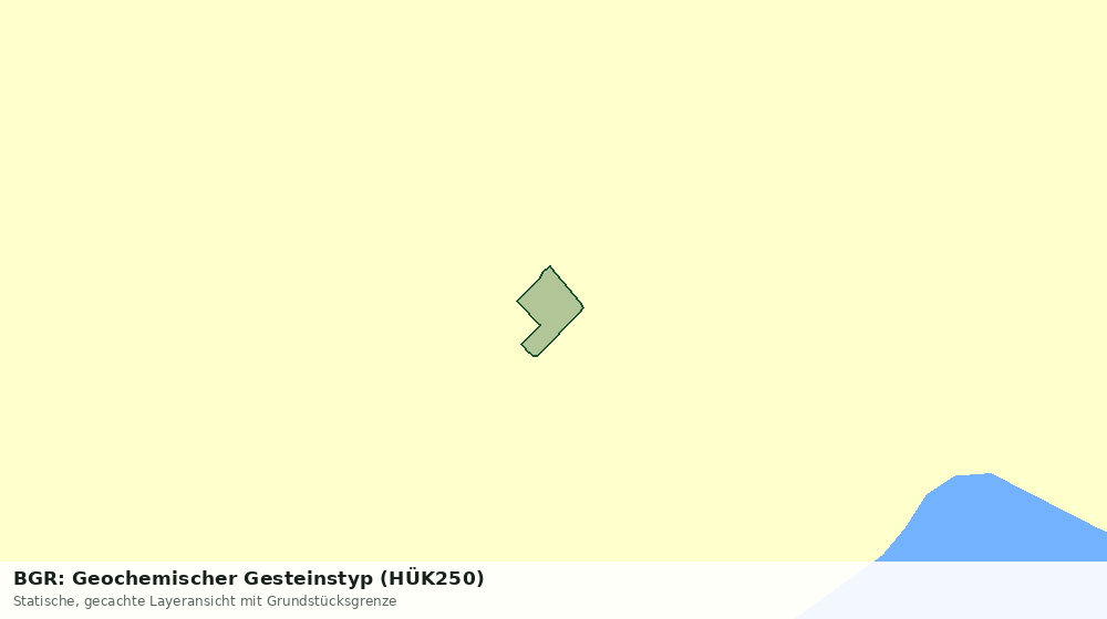 Statische Kartenansicht: BGR: Geochemischer Gesteinstyp (HÜK250)