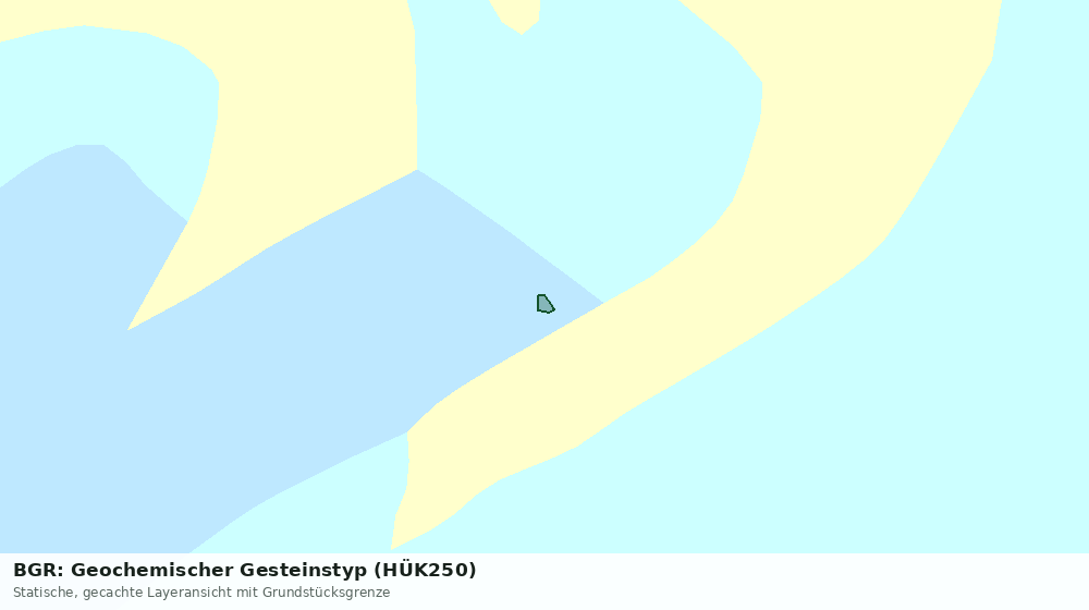 Statische Kartenansicht: BGR: Geochemischer Gesteinstyp (HÜK250)