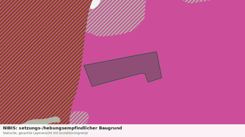 Statische Kartenansicht: NIBIS: setzungs-/hebungsempfindlicher Baugrund