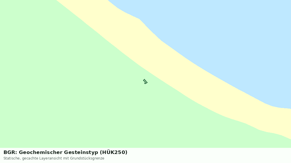 Statische Kartenansicht: BGR: Geochemischer Gesteinstyp (HÜK250)