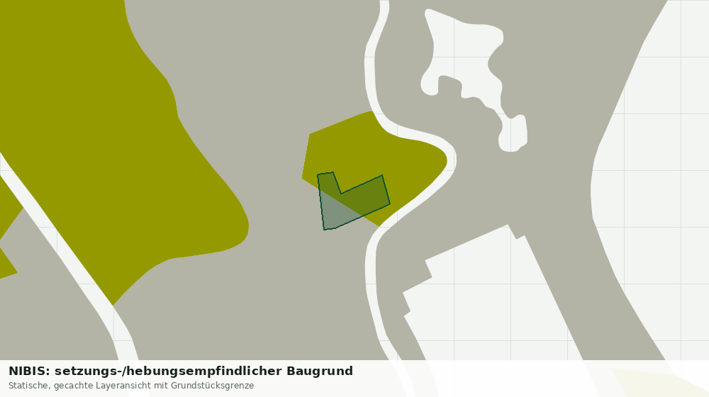 Statische Kartenansicht: NIBIS: setzungs-/hebungsempfindlicher Baugrund