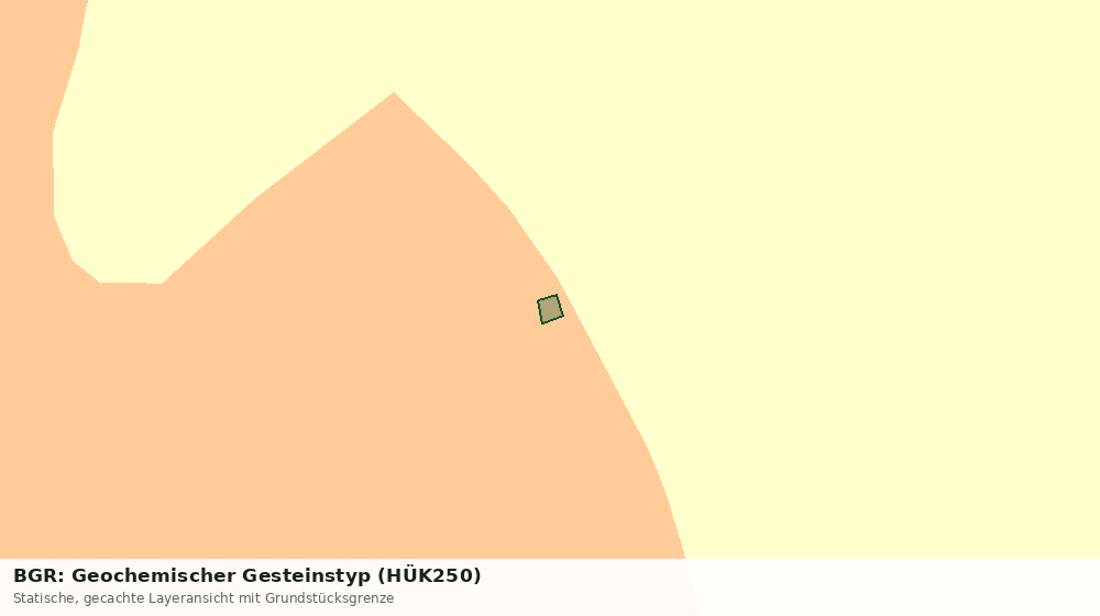 Statische Kartenansicht: BGR: Geochemischer Gesteinstyp (HÜK250)