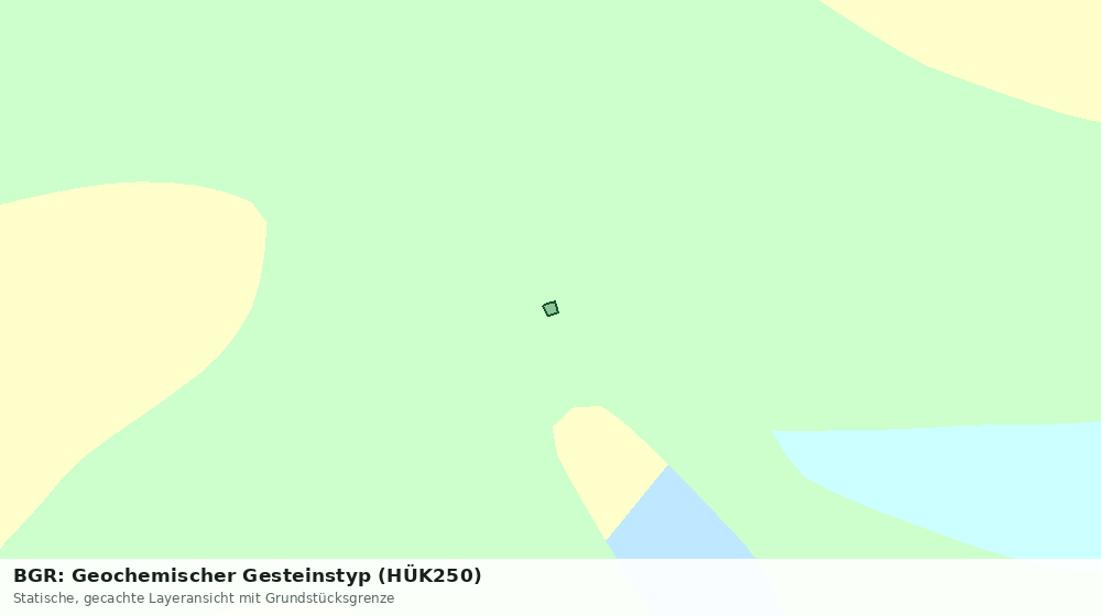 Statische Kartenansicht: BGR: Geochemischer Gesteinstyp (HÜK250)