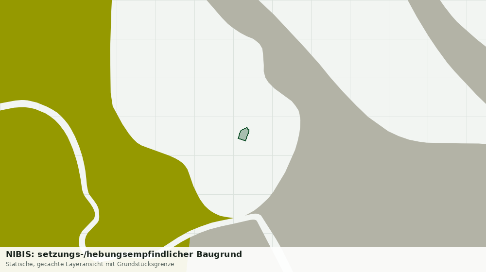 Statische Kartenansicht: NIBIS: setzungs-/hebungsempfindlicher Baugrund
