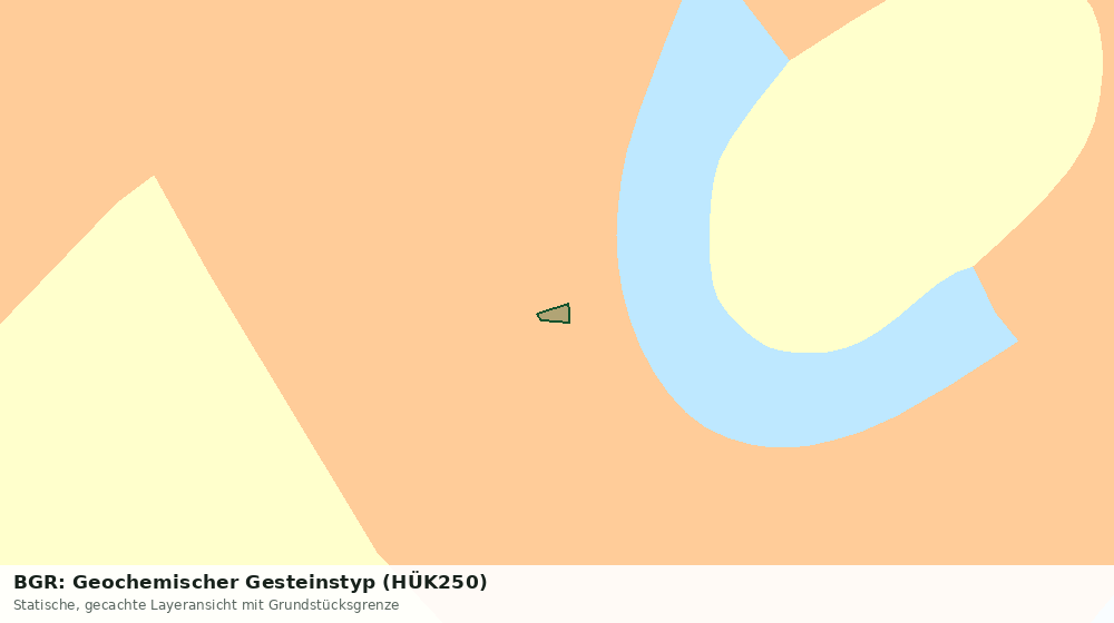 Statische Kartenansicht: BGR: Geochemischer Gesteinstyp (HÜK250)