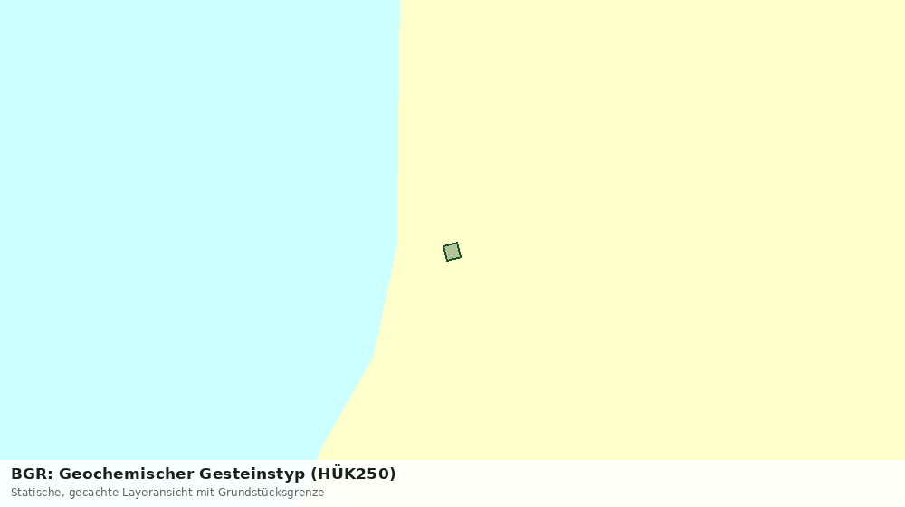 Statische Kartenansicht: BGR: Geochemischer Gesteinstyp (HÜK250)
