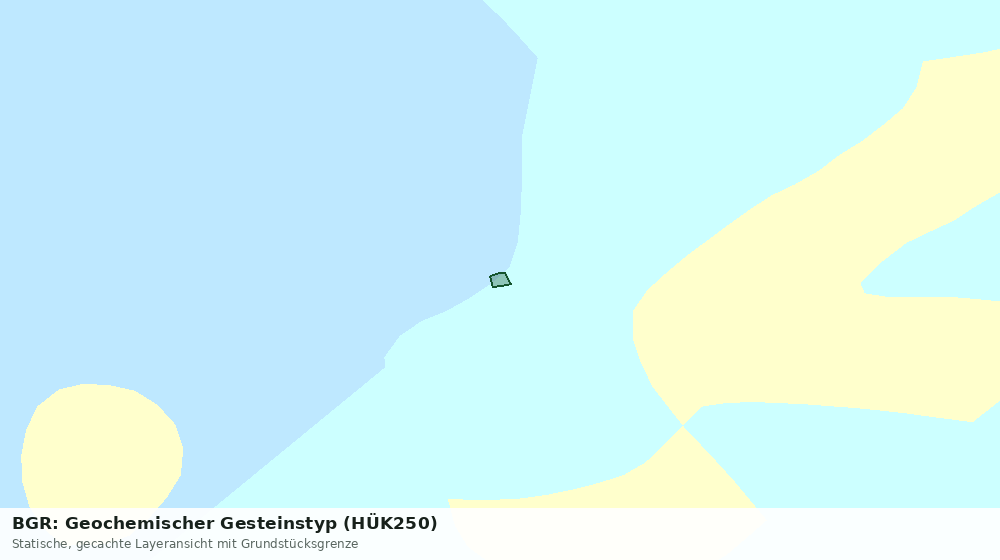 Statische Kartenansicht: BGR: Geochemischer Gesteinstyp (HÜK250)