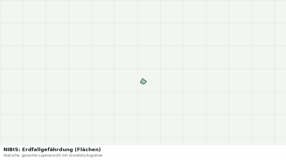 Statische Kartenansicht: NIBIS: Erdfallgefährdung (Flächen)