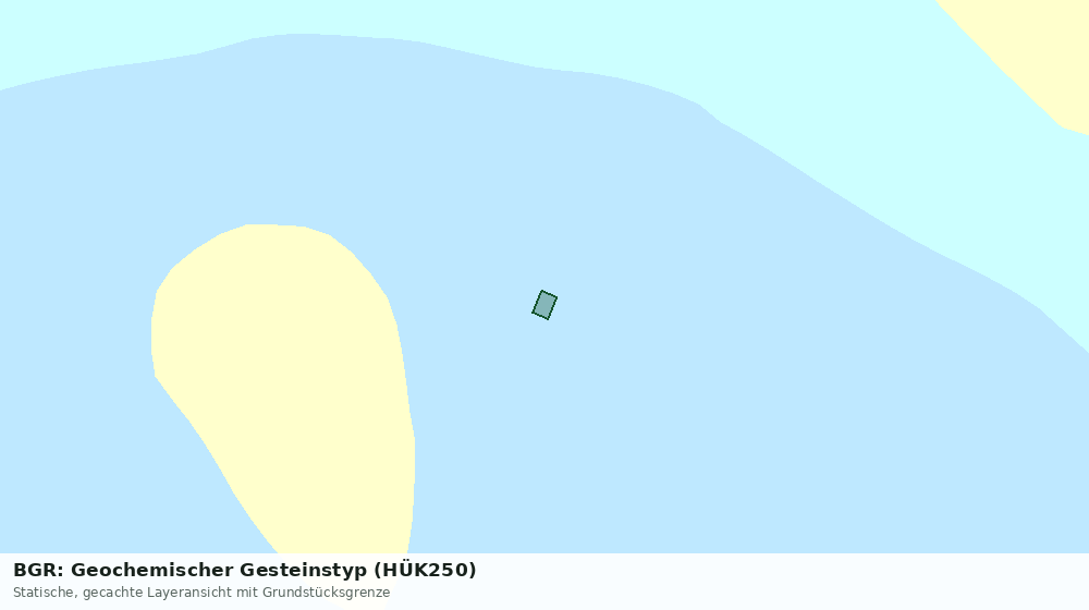 Statische Kartenansicht: BGR: Geochemischer Gesteinstyp (HÜK250)