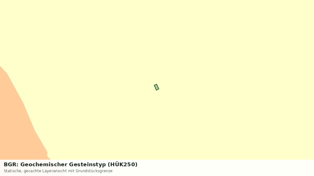 Statische Kartenansicht: BGR: Geochemischer Gesteinstyp (HÜK250)