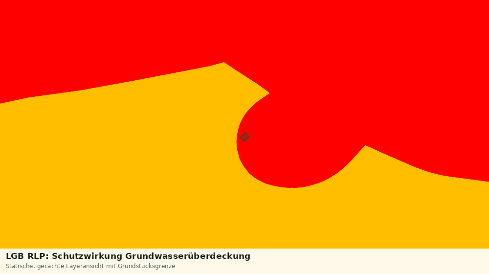 Statische Kartenansicht: LGB RLP: Schutzwirkung Grundwasserüberdeckung