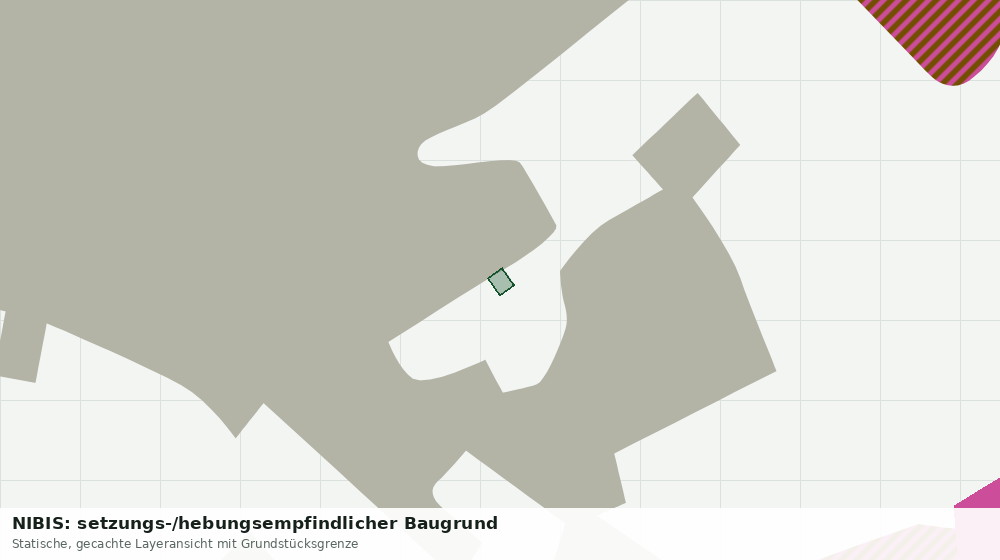 Statische Kartenansicht: NIBIS: setzungs-/hebungsempfindlicher Baugrund