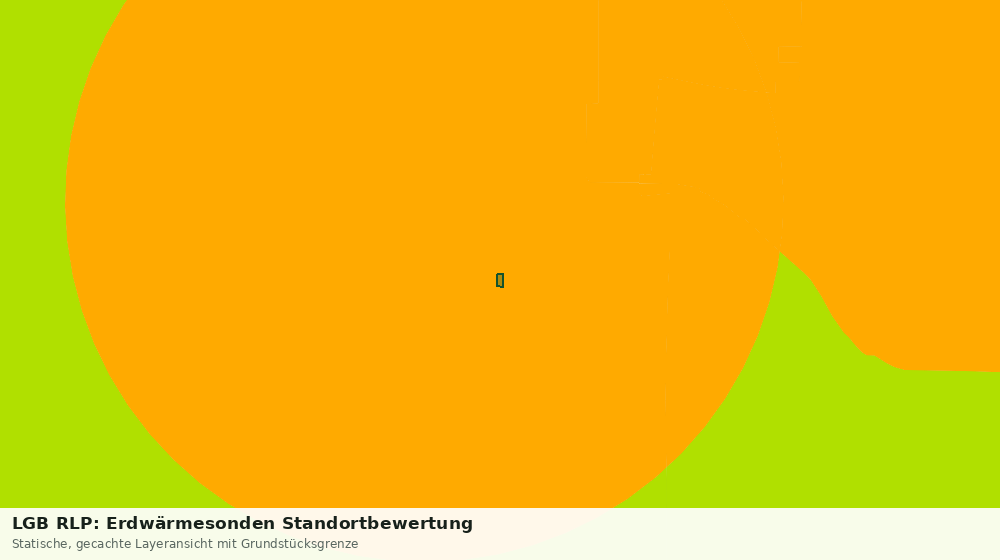 Statische Kartenansicht: LGB RLP: Erdwärmesonden Standortbewertung
