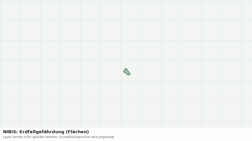 Statische Kartenansicht: NIBIS: Erdfallgefährdung (Flächen)