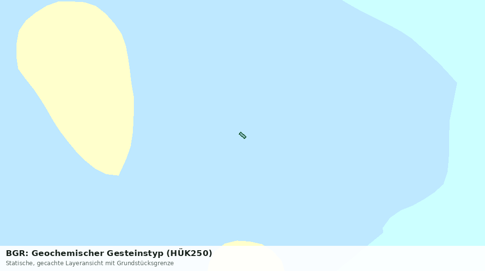 Statische Kartenansicht: BGR: Geochemischer Gesteinstyp (HÜK250)