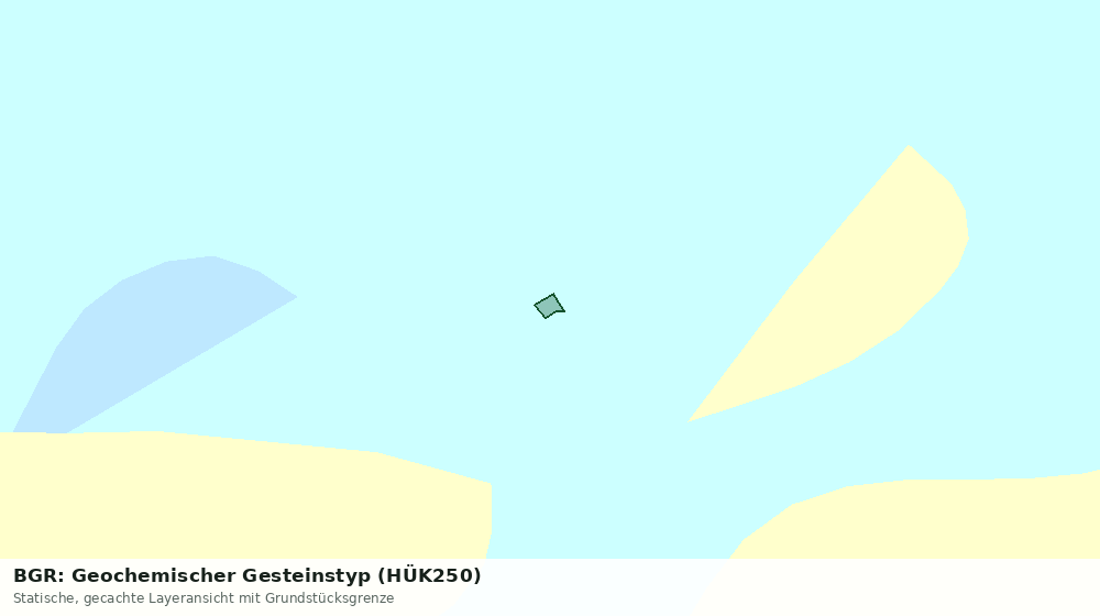 Statische Kartenansicht: BGR: Geochemischer Gesteinstyp (HÜK250)