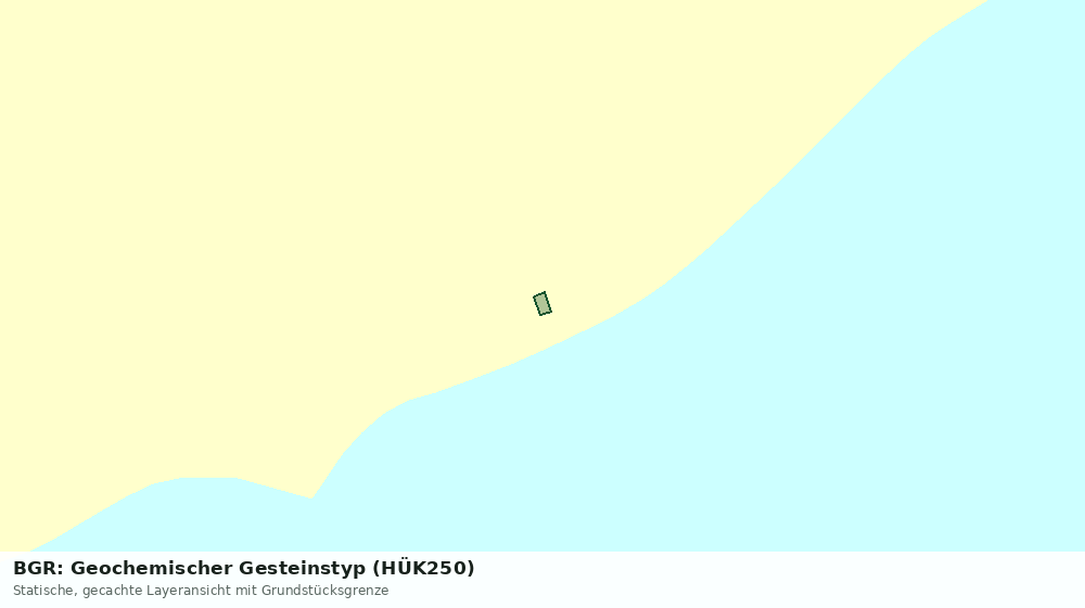 Statische Kartenansicht: BGR: Geochemischer Gesteinstyp (HÜK250)