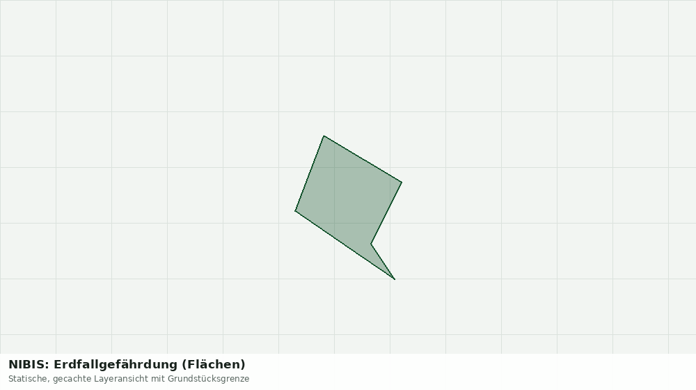 Statische Kartenansicht: NIBIS: Erdfallgefährdung (Flächen)