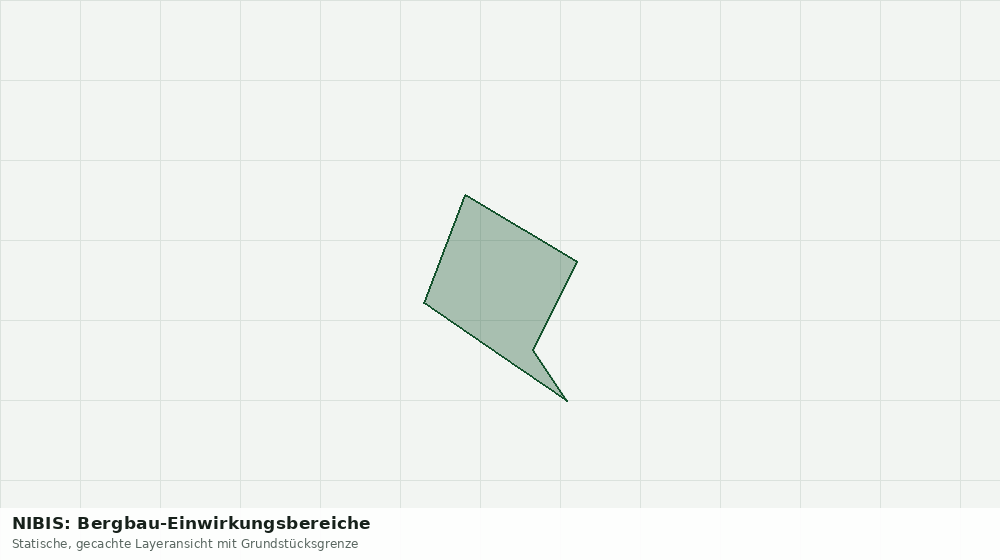 Statische Kartenansicht: NIBIS: Bergbau-Einwirkungsbereiche