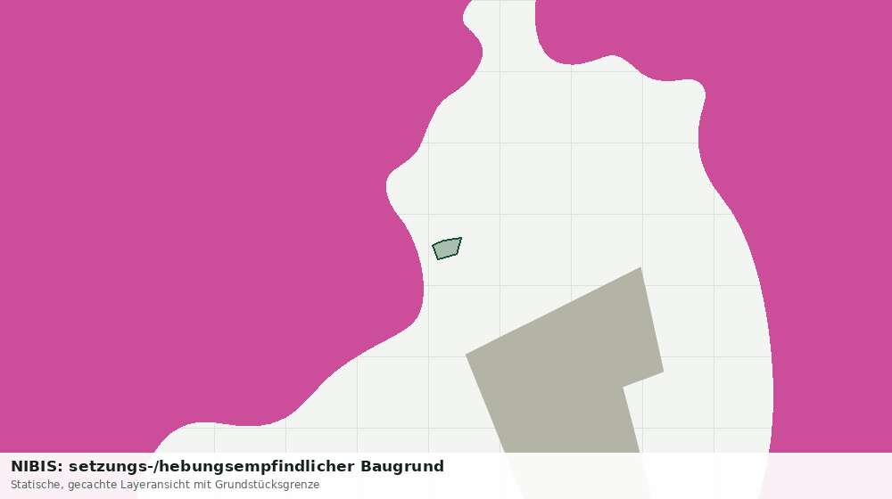 Statische Kartenansicht: NIBIS: setzungs-/hebungsempfindlicher Baugrund