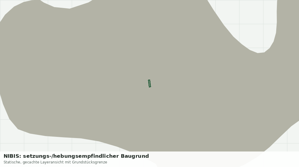 Statische Kartenansicht: NIBIS: setzungs-/hebungsempfindlicher Baugrund