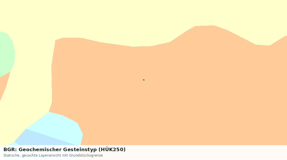 Statische Kartenansicht: BGR: Geochemischer Gesteinstyp (HÜK250)