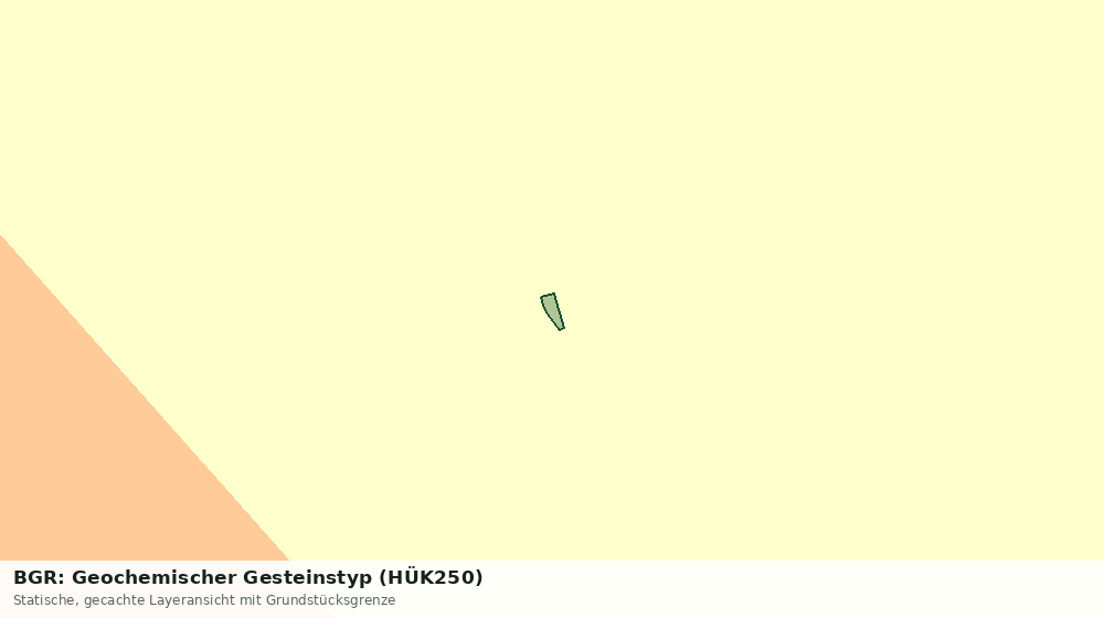 Statische Kartenansicht: BGR: Geochemischer Gesteinstyp (HÜK250)