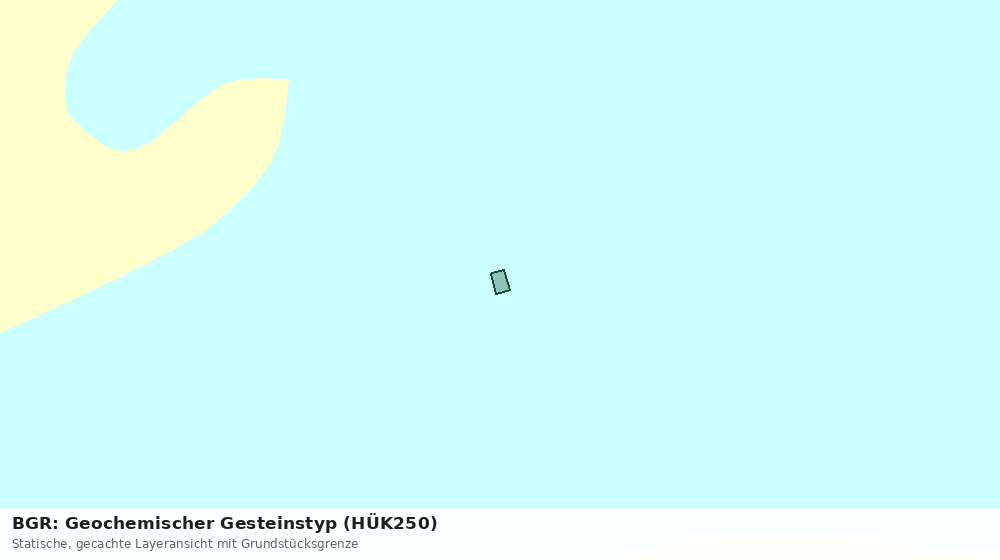 Statische Kartenansicht: BGR: Geochemischer Gesteinstyp (HÜK250)