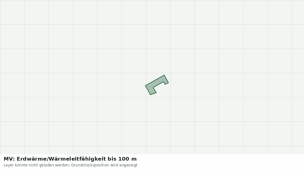 Statische Kartenansicht: MV: Erdwärme/Wärmeleitfähigkeit bis 100 m