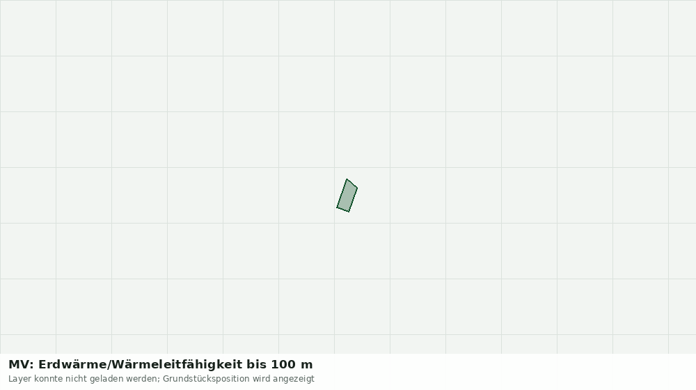 Statische Kartenansicht: MV: Erdwärme/Wärmeleitfähigkeit bis 100 m