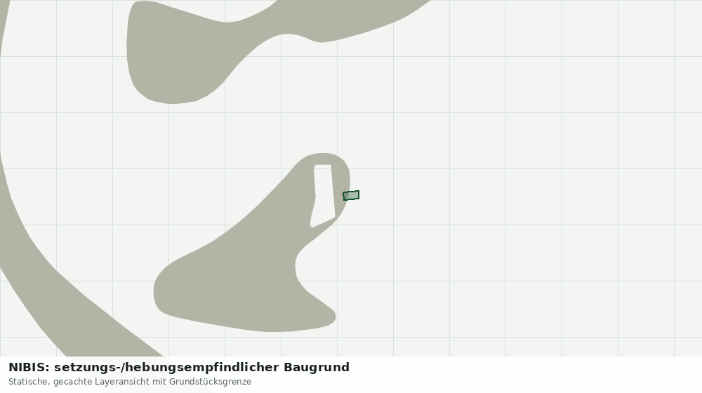 Statische Kartenansicht: NIBIS: setzungs-/hebungsempfindlicher Baugrund