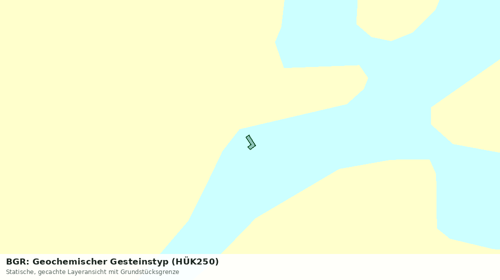 Statische Kartenansicht: BGR: Geochemischer Gesteinstyp (HÜK250)