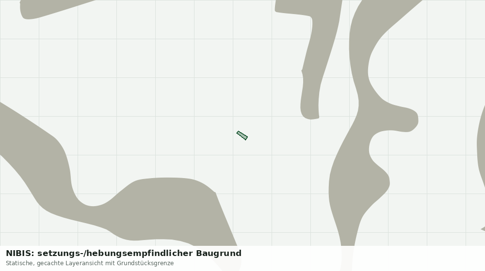 Statische Kartenansicht: NIBIS: setzungs-/hebungsempfindlicher Baugrund