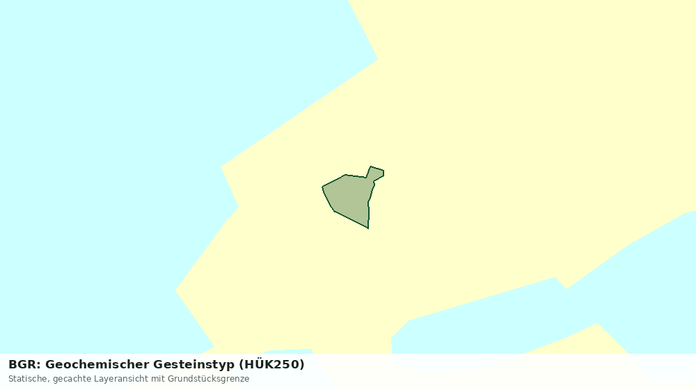 Statische Kartenansicht: BGR: Geochemischer Gesteinstyp (HÜK250)