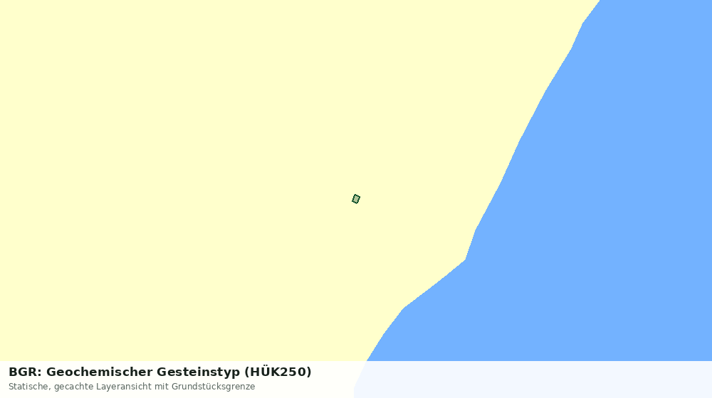 Statische Kartenansicht: BGR: Geochemischer Gesteinstyp (HÜK250)