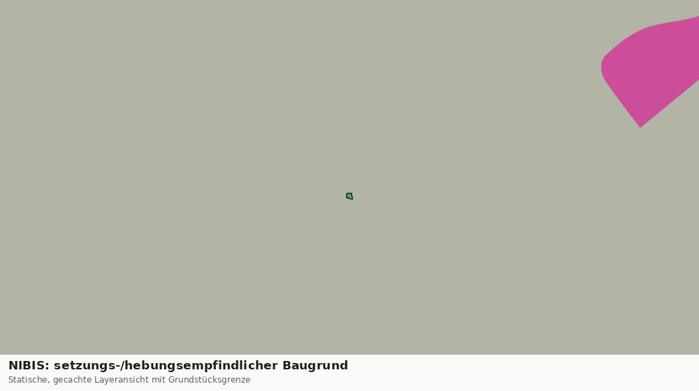 Statische Kartenansicht: NIBIS: setzungs-/hebungsempfindlicher Baugrund
