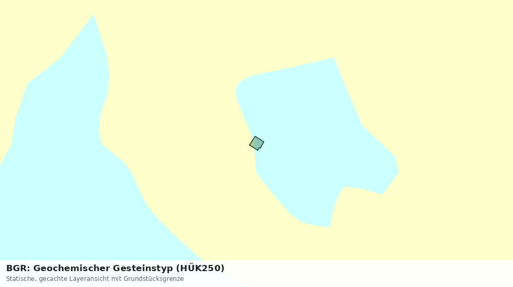 Statische Kartenansicht: BGR: Geochemischer Gesteinstyp (HÜK250)